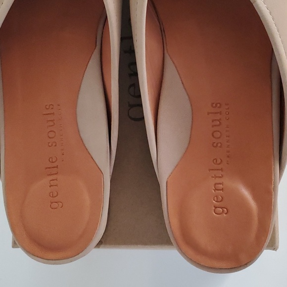 Gentle Souls Eugene Bow Leather Slide Flat Mule 9.5 - Picture 4 of 13